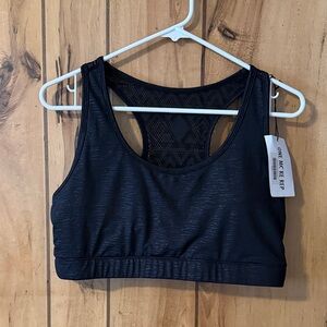ZYIA Midnight Black Sports Bra